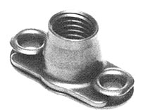 MF19058 Anchor Nut - Miniature, Two-Lug, Floating, Deep C'Bore