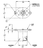 CA17058 Series Assembly Receptacle - Encapsulated