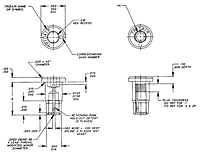 CA17089-()HS Series Stud Nut - Flat Pan Head, Alloy Steel, Hex Recess