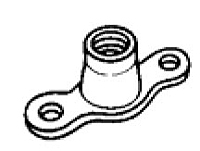 Simloc Nut - Miniature Anchor - Two Lug – 900 Mpa/235°C – Coated - Lubricated