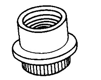 Simloc Nut Clinch – 900 Mpa / 235°C – Cadmium Plated - Lubricated