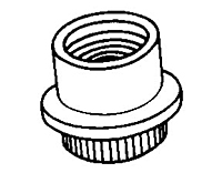 Nut- Clinch Flush Mounting , Miniature , 800°F