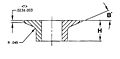 104 Thin Panel Series Delron Inserts - Threaded Fastener Non-Metallic Locking, Grommet Type_D Head Sleeve