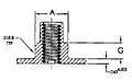 106 Thin Panel Series Delron Inserts - Threaded Fastener Self Locking Helical Coil, Grommet Types_F Head Plug