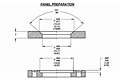 LiveLock™ CA18223 Series - Grommet Assembly - Panel Preparation