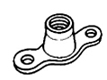 Simloc Nut - Miniature Anchor - Two Lug – 900 Mpa/235°C – Coated - Lubricated