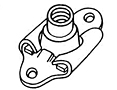 Simloc Nut Anchor - Two Lug - Floating – 900 MPa / 425°C – Silver Plated
