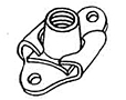 Simloc Nut Anchor - Two Lug - Floating – 1100 MPa/235°C – Cadmium Plated