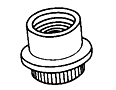 Nut- Clinch Flush Mounting , Miniature , 450°F